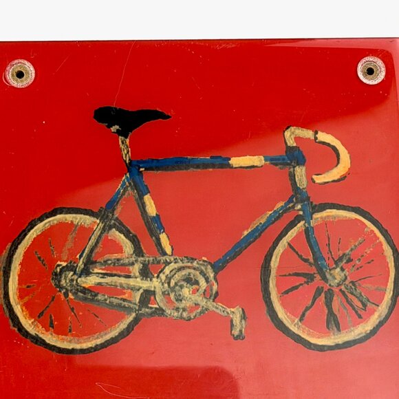 Bike Wall Mounted Bottle Opener by Sweet Art Attack, 2020 — Hand-Painted Cycling - Picture 2 of 8